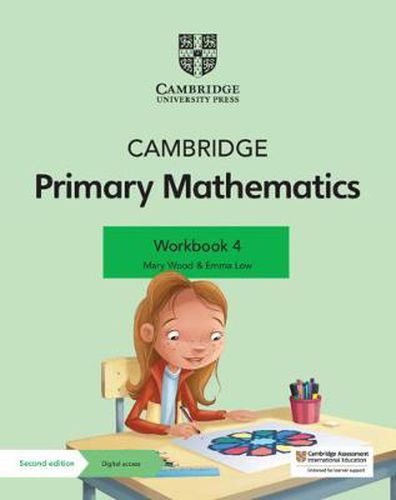 Cover image for Cambridge Primary Mathematics Workbook 4 with Digital Access (1 Year)