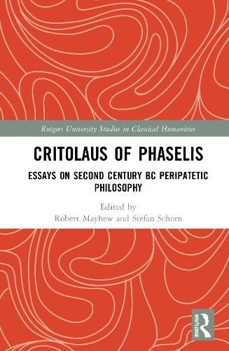 Cover image for Critolaus of Phaselis