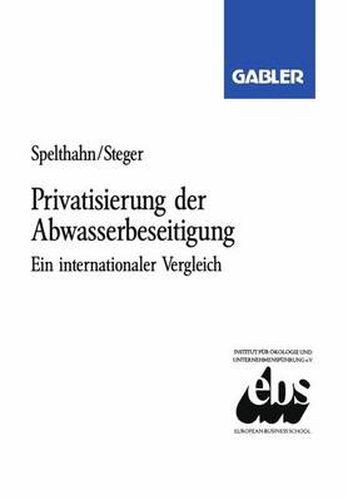 Cover image for Privatisierung der Abwasserbeseitigung