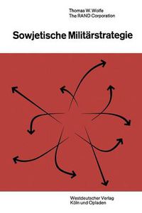 Cover image for Sowjetische Militarstrategie