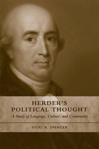 Cover image for Herder's Political Thought: A Study on Language, Culture and Community