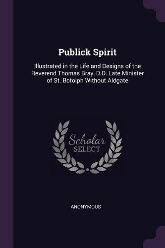 Cover image for Publick Spirit