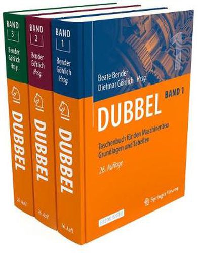 Cover image for Dubbel Taschenbuch fur den Maschinenbau SET 1-3