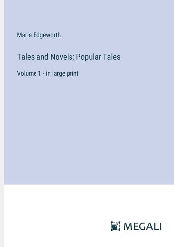 Cover image for Tales and Novels; Popular Tales