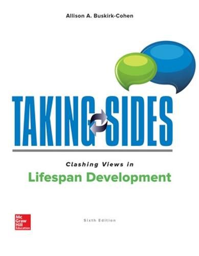 Cover image for Taking Sides: Clashing Views in Lifespan Development