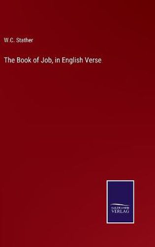 Cover image for The Book of Job, in English Verse