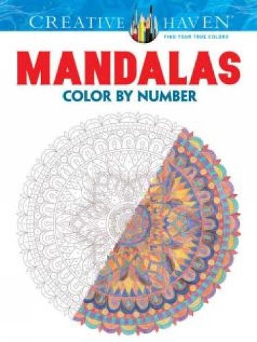 Cover image for Creative Haven Mandalas Color by Number Coloring Book