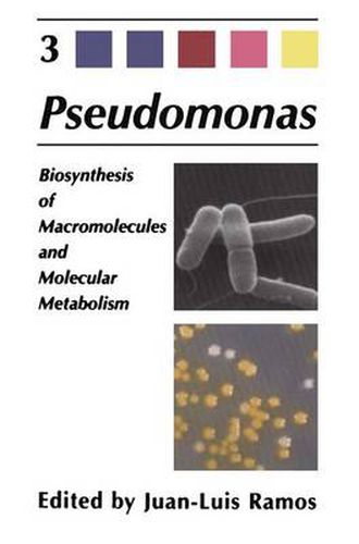 Cover image for Pseudomonas: Volume 3 Biosynthesis of Macromolecules and Molecular Metabolism