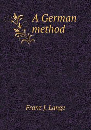 Cover image for A German method