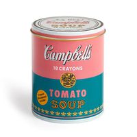 Cover image for Andy Warhol Soup Can Crayons + Sharpener
