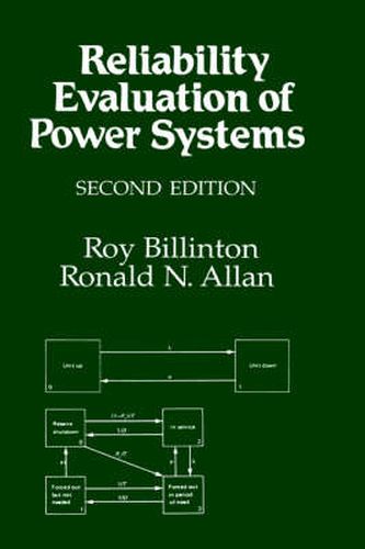 Cover image for Reliability Evaluation of Power Systems