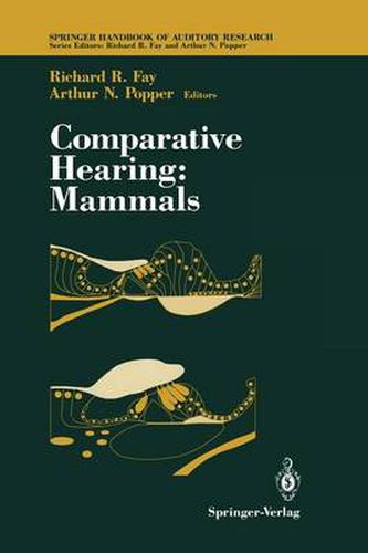 Cover image for Comparative Hearing: Mammals