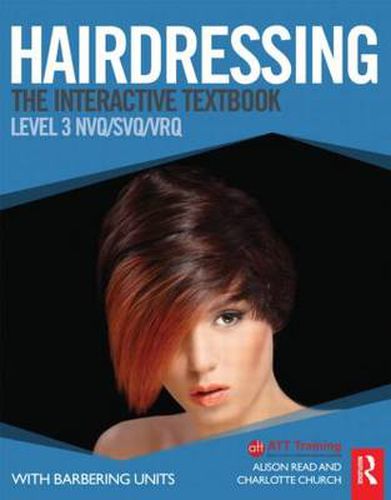 Cover image for Hairdressing: Level 3: The Interactive Textbook