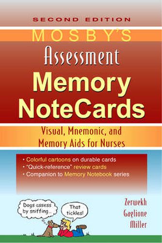 Cover image for Mosby's Assessment Memory NoteCards: Visual, Mnemonic, and Memory Aids for Nurses