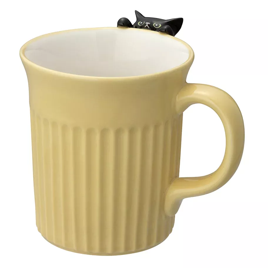 Cat Hanging Mug - Black Cat