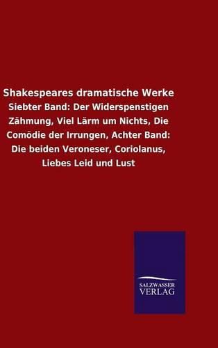 Cover image for Shakespeares dramatische Werke