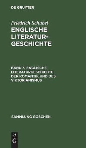 Cover image for Englische Literaturgeschichte Der Romantik Und Des Viktorianismus