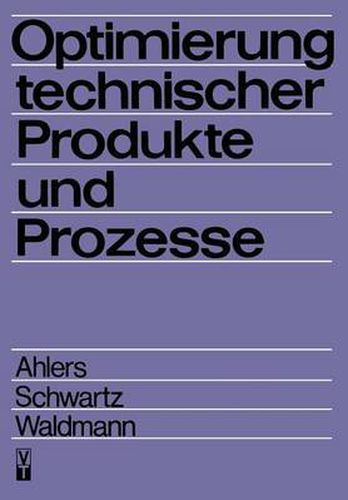 Cover image for Optimierung Technischer Produkte Und Prozesse