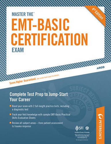 Cover image for Peterson's Master the EMT Basic Certification Exam