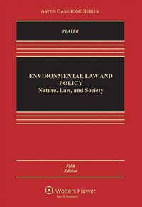 Cover image for Environmental Law and Policy: Nature, Law, and Society