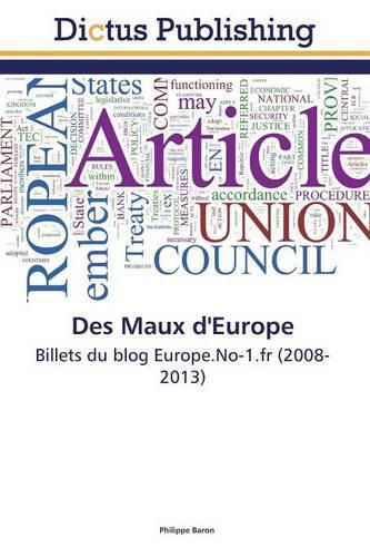 Cover image for Des Maux d'Europe