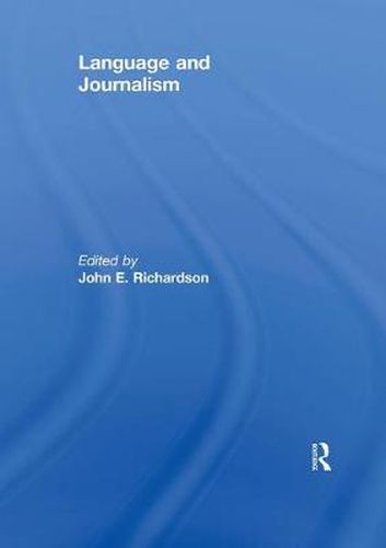 Cover image for Language and Journalism