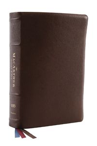 Cover image for MacArthur Study Bible 2nd Edition: Unleashing God's Truth One Verse at a Time (LSB, Brown Premium Goatskin Leather, Comfort Print)