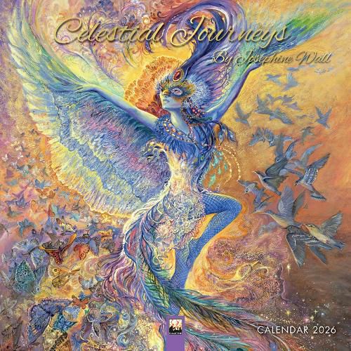 Cover image for Celestial Journeys by Josephine Wall Wall Calendar 2026 (Art Calendar)