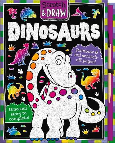 Cover image for Scratch and Draw Dinosaurs