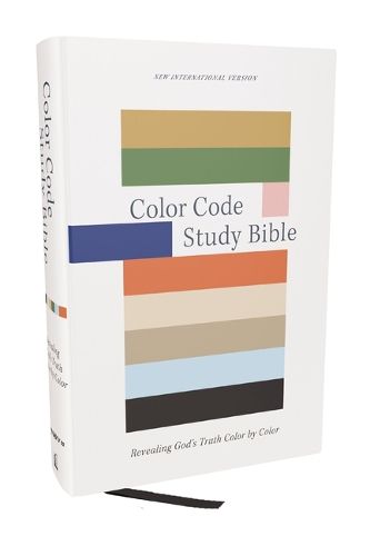Cover image for Color Code Study Bible, Revealing God's Truth Color by Color (NIV, Hardcover, Red Letter, Comfort Print)