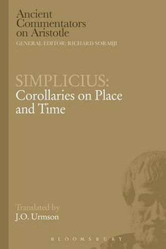 Cover image for Simplicius: Corollaries on Place and Time