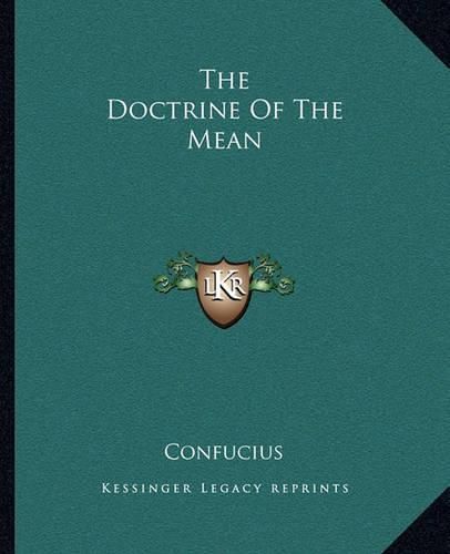 The Doctrine of the Mean