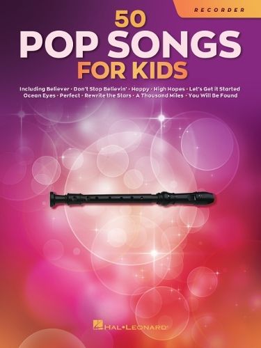 Cover image for 50 Pop Songs for Kids: For Recorder