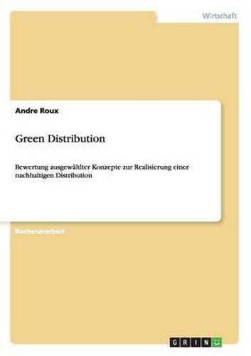 Cover image for Green Distribution