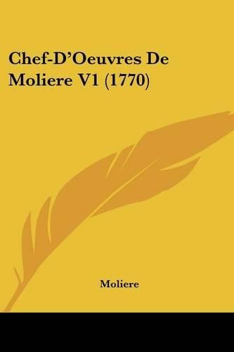 Cover image for Chef-D'Oeuvres de Moliere V1 (1770)