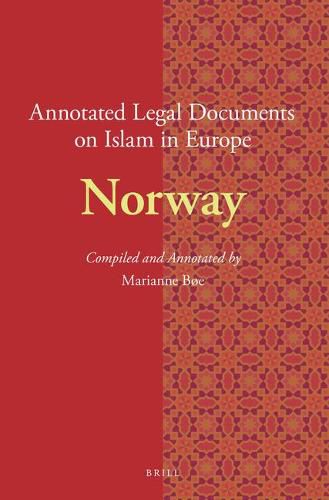 Cover image for Annotated Legal Documents on Islam in Europe: Norway