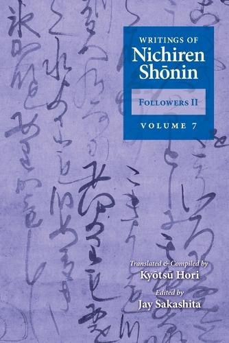 Cover image for Writings of Nichiren Shonin Followers II