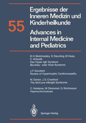 Ergebnisse Der Inneren Medizin und Kinderheilkunde / Advances in Internal Medicine and Pediatrics