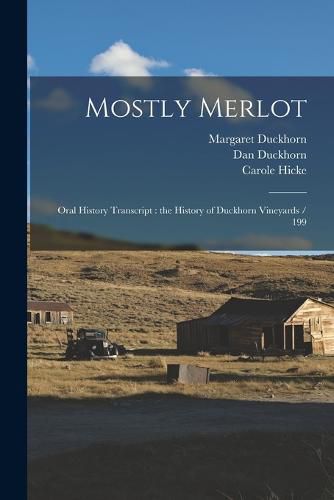 Cover image for Mostly Merlot