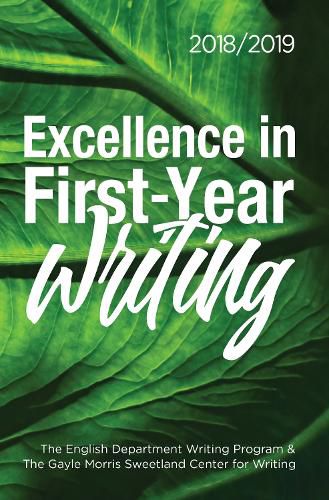 Cover image for Excellence in First-Year Writing 2018/2019