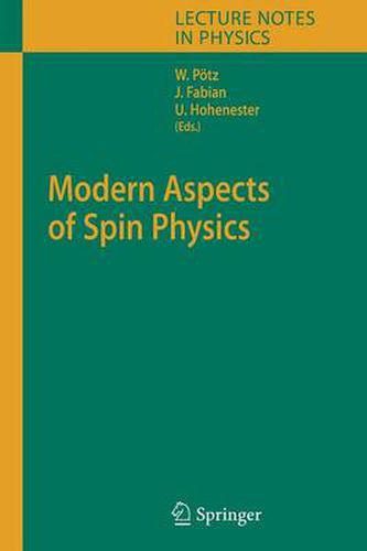 Cover image for Modern Aspects of Spin Physics