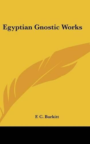 Cover image for Egyptian Gnostic Works