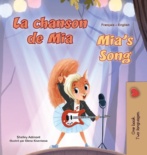 Cover image for Mia's Song (French English Bilingual Children's Book)