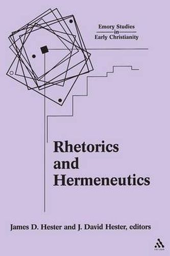 Cover image for Rhetorics and Hermeneutics: Wilhelm Wuellner and His Influence