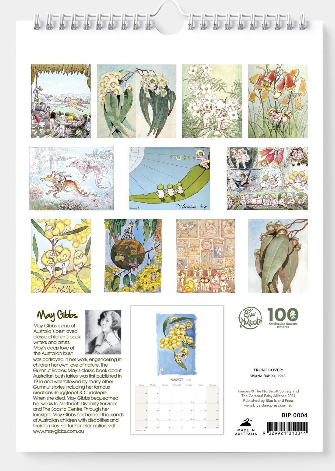May Gibbs 2026 Wall Calendar