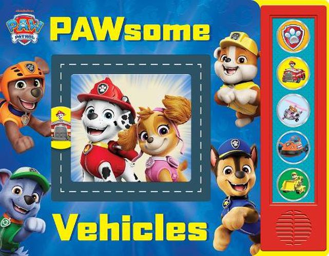 Cover image for Nickelodeon Paw Patrol: Pawsome Vehicles Sound Book