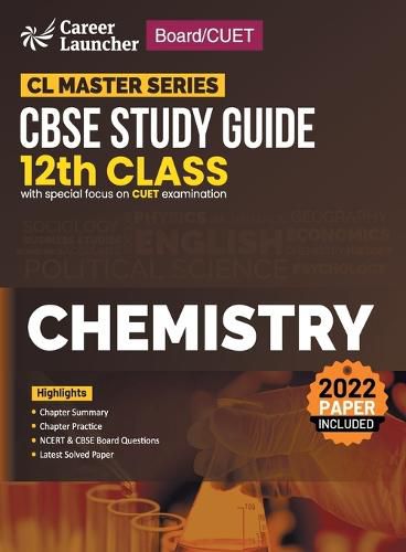 Cover image for Board plus CUET 2023 CL Master Series - CBSE Study Guide - Class 12 - Chemistry