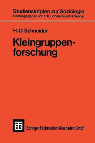 Cover image for Kleingruppenforschung