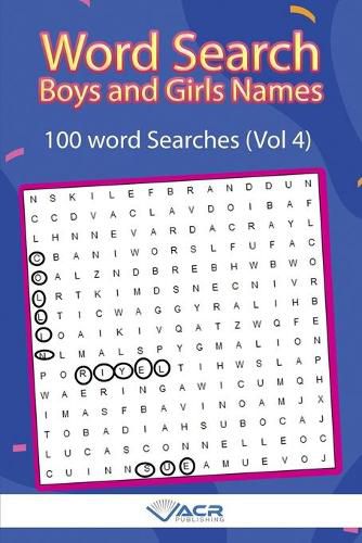Cover image for Word Search: Boys and Girls Names