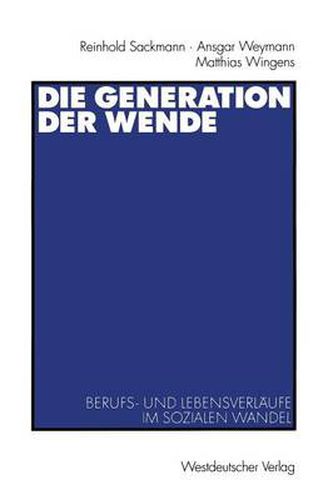 Cover image for Die Generation der Wende